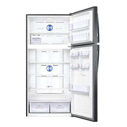 Samsung 711L 2- Door Fridge RT62K7005BS/ME Top Mount Freezer Refrigerator with Twin Cooling Plus™ - RT62K7005BSME