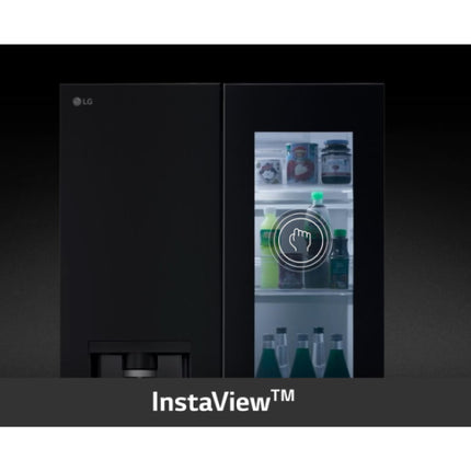 LG 612L French Door Fridge with InstaView & Water Dispenser GV-K25FFGEB
