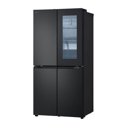 LG GC-V22FFQMB 4 Doors Fridge 431L French Door With Instaview Black Steel