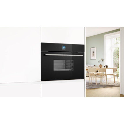 NEW BOSCH SERIES 8 BUILT IN STEAMER 60 x 45 cm Black CDG714XB1