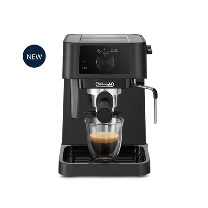 Delonghi EC230.BK Stilosa Manual Pump Espresso Coffee Machine Black (Replace Model OLD ECP3321BK)