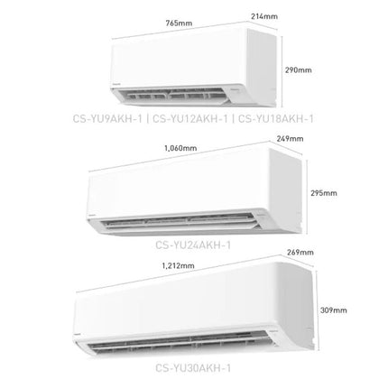 Panasonic IN:CS-YU18AKH Air Cond 2.0HP Eco Inverter R32