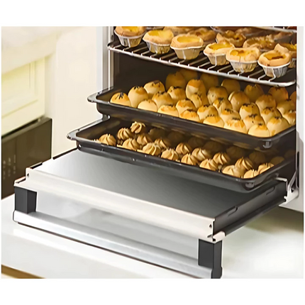 FABER 45L Electronic Oven IVORY 464 2 Layers Tempered Glass 3D Diamond Inner Wall FEO IVORY464 Ketuhar