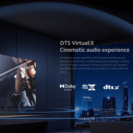 Xiaomi TV A Series 32" Dolby Audio, Bezel-less Design, 360° Bluetooth remote control Smart Life Limitless Vision Google