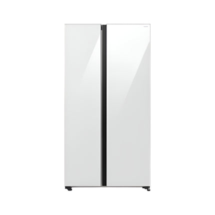 Samsung RS70F65QNWME Side By Side Fridge G680L Inverter Smart Things AI Energy Clean White