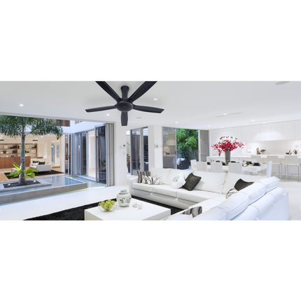 Panasonic 56''Ceiling Fan F-M14DZ BAYU 5-Blade F-M14DZVBKH (Black) / FM14DZVBKH / F-M14DZVBWH (White) Remote Control FM14DZVBWH Kipas Siling