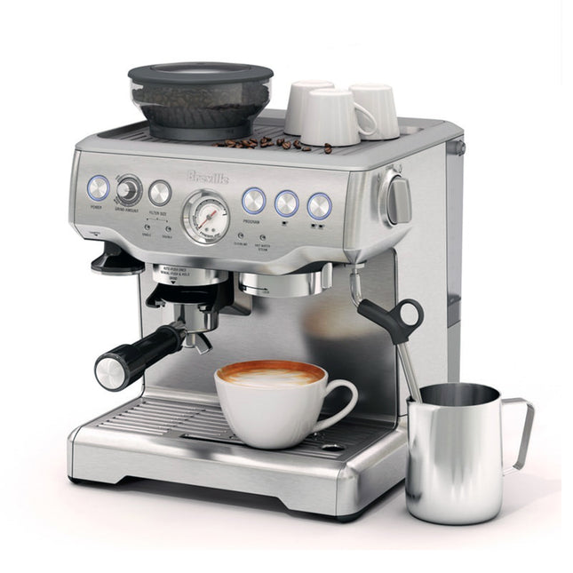 Breville BES870 Barista Express Espresso Coffee Machine Coffee Maker (Bean) - Silver