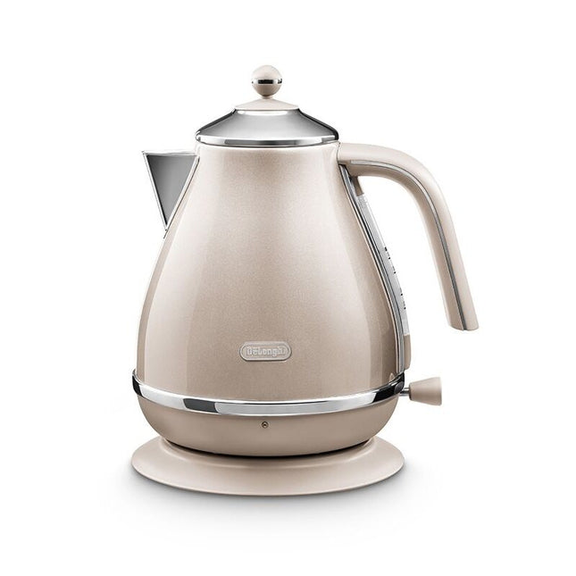 Delonghi KBOT2001 Icona Metallics Electric Kettle 1.7L KBOT2001BG Champagne Beige KBOT2001AZ Mesmerising Azure
