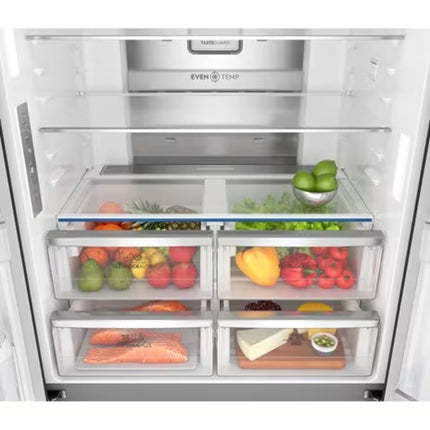 Electrolux 562L UltimateTaste 700 French Door Refrigerator (Metal Cooling & Water Dispenser) - Bottom Mount Freezer | EQE5660A-B (Fridge Peti Sejuk Peti Ais 电冰箱 EQE5660A EQE5660AB)