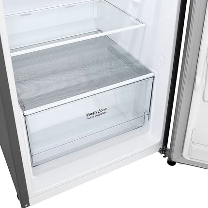 [SAVE 4.0] LG GV-B242PLGB 263L 2-Door Top Freezer Fridge in Platinum Silver Steel / GVB242PLGB