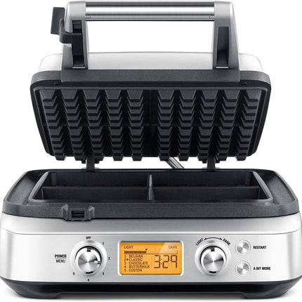BREVILLE BWM640 the Smart Waffle™ Pro 4 Slice Waffle Maker | Non Stick