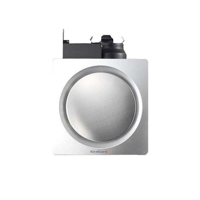 Airegard Air Ventilation Exhaust Fan AE-120-D1 Round Silver Eco Series 1028RPM Motor Speed 43dB Noise AE120D1 / AE120D2