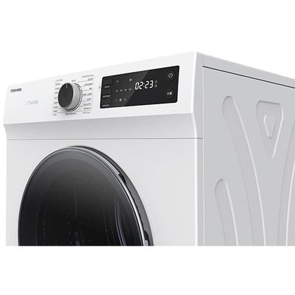Toshiba 7kg tumble dryer TD-H80SEM (white) tdh80sem/TD-H80SEM(SK) (Silver) tdh80semsk machine dryer shirt (Free 1 x laundry net)