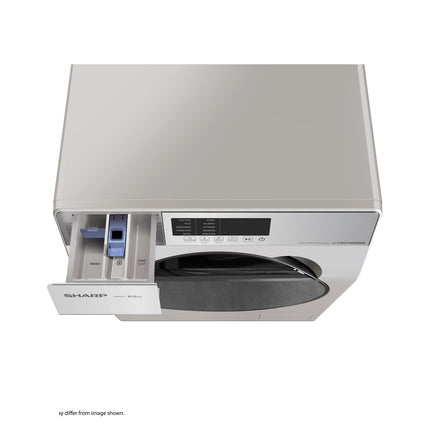 (DELIVERY KL & SELANGOR ONLY) SHARP ESFK852EMW 8.5KG FRONT LOAD J-TECH INVERTER WASHING MACHINE