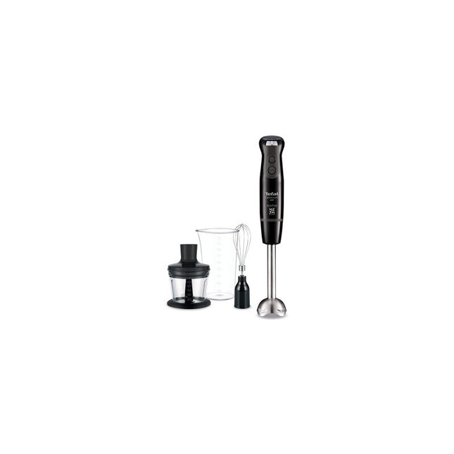 Tefal HB8338 OptiTouch Hand Blender, 600 W, 16 Speeds, Mini Chopper & Whisk Accessories