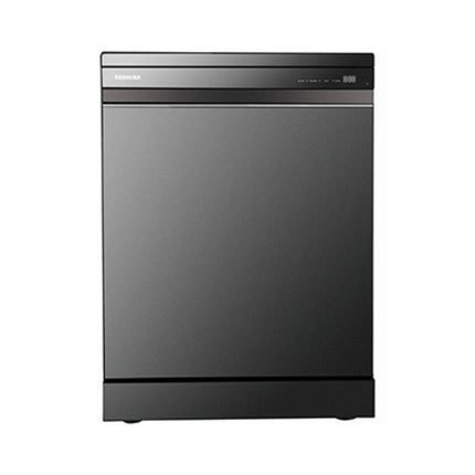 Toshiba DW‑15F6(G)‑MY 15‑Place Freestanding Dishwasher, Turbo Heat Drying & UV‑LED Sterilizer