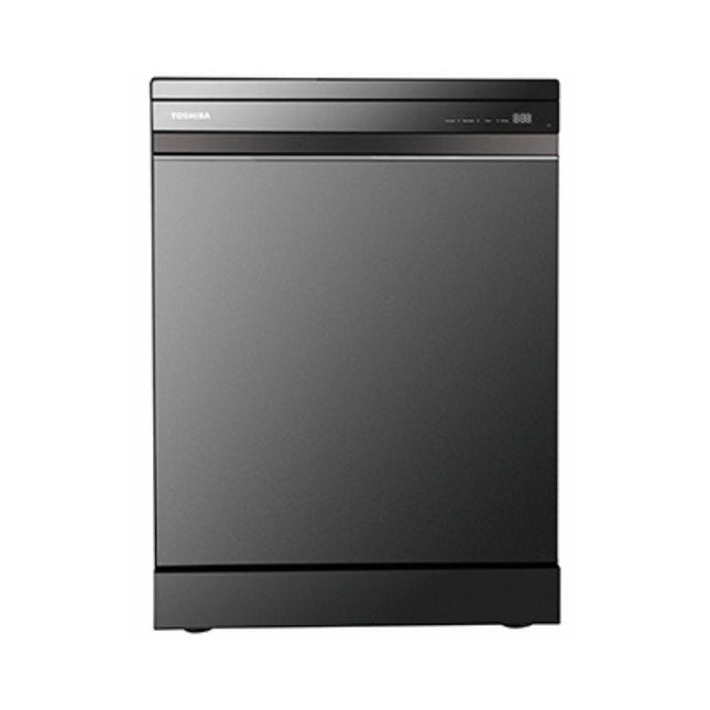 Toshiba DW‑15F6(G)‑MY 15‑Place Freestanding Dishwasher, Turbo Heat Drying & UV‑LED Sterilizer
