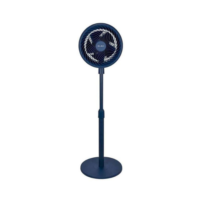 Elba ESF‑R0803(BL) 8″ / 90W Stand Fan – 3‑Speed Auto‑Oscillating