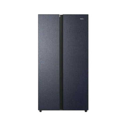 Haier 630L Side‑by‑Side Refrigerator – HRF‑IS630XM(BL) Twin Inverter, Gemstone Blue