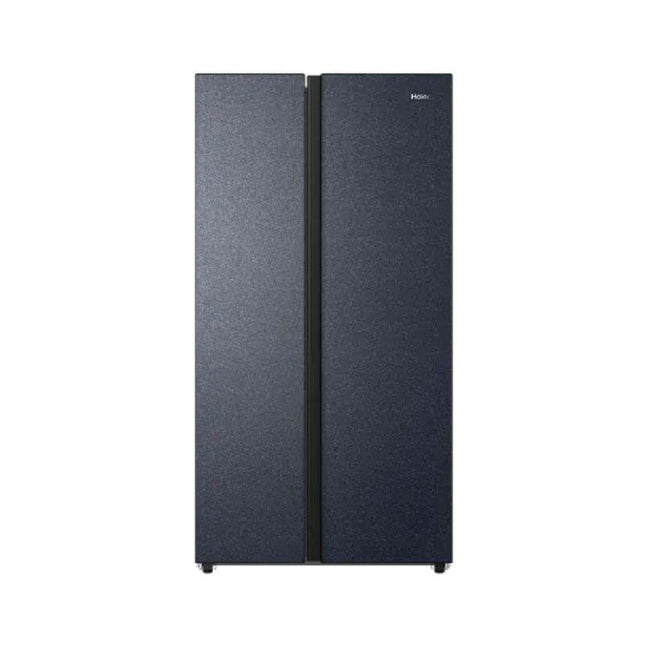 Haier 630L Side‑by‑Side Refrigerator – HRF‑IS630XM(BL) Twin Inverter, Gemstone Blue