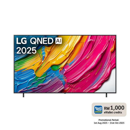 LG 86QNED80ASA 86” QNED 4K Smart TV – Quantum Dot + NanoCell, α5 AI Processor Gen6, WebOS