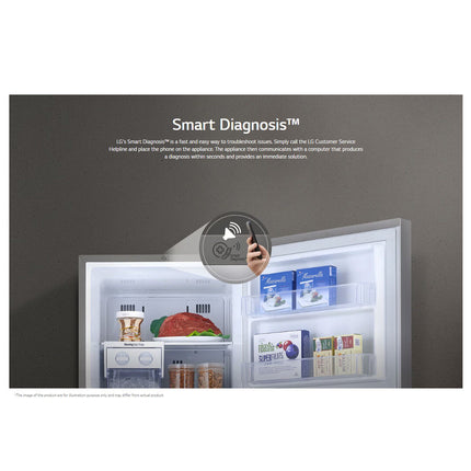 LG 360L 2 Doors Top Mount Smart Inverter Refrigerator GN-B332PMGB | Door Cooling+™ | Multi Air Flow | Smart Diagnosis™ | Refrigerator With 1 Year Warranty
