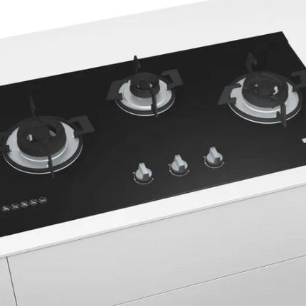 BOSCH Series 4 gas hob Tempered glass, Black PMD93A31AX