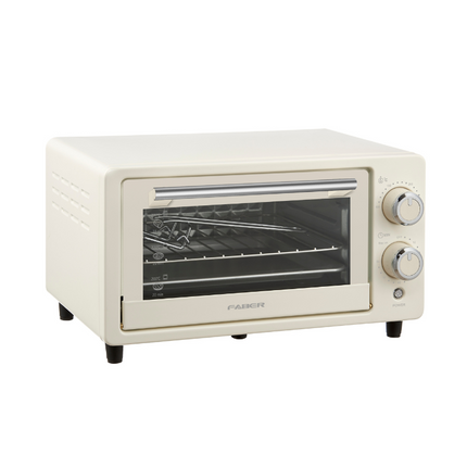 FABER 45L Electronic Oven IVORY 464 2 Layers Tempered Glass 3D Diamond Inner Wall FEO IVORY464 Ketuhar