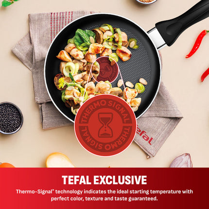 Tefal Quickchef 7pcs Set Moringa Green B957S7 Cookware Set Pans Kuali Periuk Fry Cook (FP20/24, SCP18, WP28, Spatula)