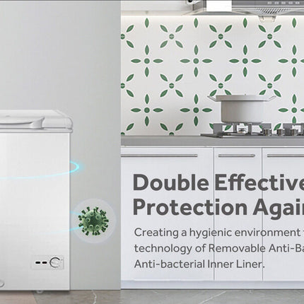 [4 Star] Haier 103L 6-in-1 Convertible Chest Freezer / Anti-Bacterial / Fast Freeze - BD-138HME