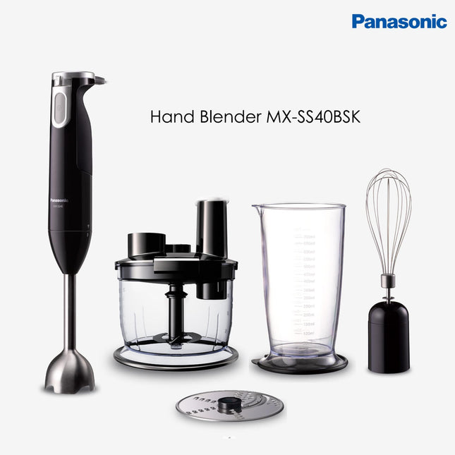 Panasonic [MX-SS40/ MX-GS1] 4 in 1 Blender / Hand Blenders 4 Blade - MXSS40/ MXGS1