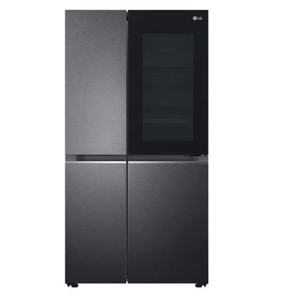LG 655L Side by Side Fridge in Matte Black Finish GC-V257CQFW