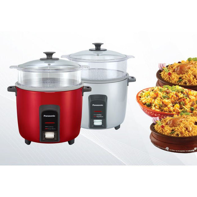 Panasonic SR-Y22FGJRSK Conventional Rice Cooker 2.2L Dish Seperator Red
