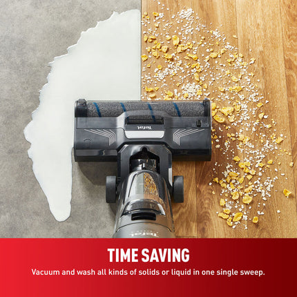 Tefal X-Clean 4 Wet & Dry Cordless Vacuum Cleaner GF5035 (Timesaving 2-in-1 Washing and Vacuum)
