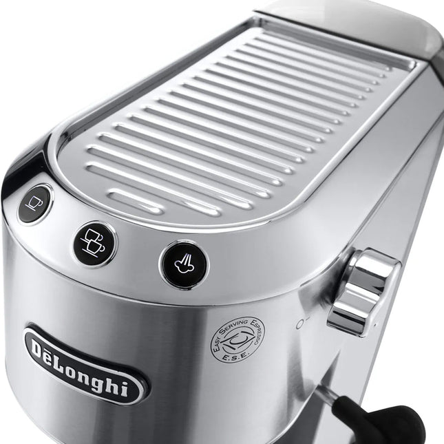 DeLonghi Dedica Style Coffee Machine EC685.M Pump Espresso 15 Bar Pump Pressure Silver EC685M Mesin Kopi