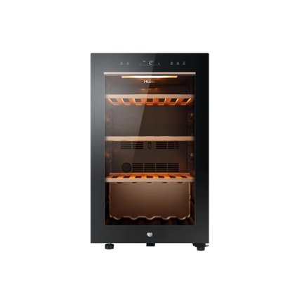 Haier HWS‑49G 118L Wine Chiller – 49 Bottles, Anti‑UV Glass & Digital Touch
