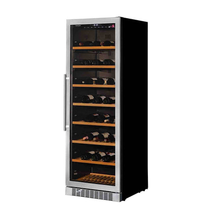 Tuscani BELLONA 166SS Wine Cellar Chiller Cooler Cabinet 151 Bottles Stainless Steel Door 424L Single Zone - BELLONA166SS