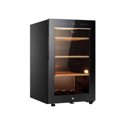 Haier HWS‑49G 118L Wine Chiller – 49 Bottles, Anti‑UV Glass & Digital Touch