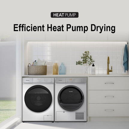 Panasonic NH-EH10JD1WM 10kg Gentle & Energy Efficient Drying Heat Pump Dryer Hygienic Drying NHEH10JD1WM Mesin Pengering Pakaian