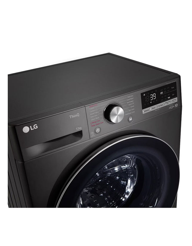 LG 12kg Front Load Washer FV1412S3B with AI Direct Drive™ and TurboWash™360˚