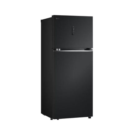 LG GN‑B372PQBK 410 L 2-Door Fridge, Top Freezer Refrigerator, Essence Matt Black
