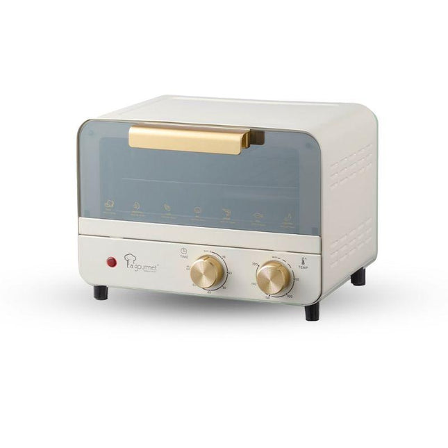 La Gourmet EO12RD 12 L Healthy Electric Oven – Vanilla Cream / Beige