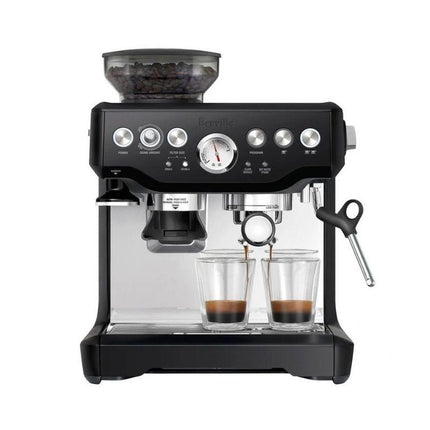 Breville BES870SLQ Barista Express Espresso Machine – All‑in‑One Coffee Maker (Black)