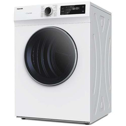 Toshiba 7kg tumble dryer TD-H80SEM (white) tdh80sem/TD-H80SEM(SK) (Silver) tdh80semsk machine dryer shirt (Free 1 x laundry net)