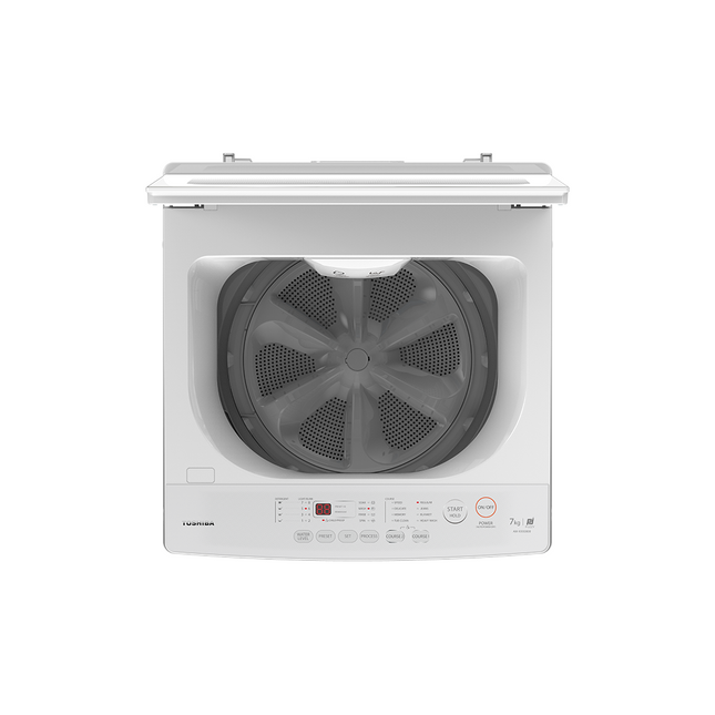 Toshiba 7.0KG Top Load Washer AW-M801AM(WW) / AWM801AMWW Washing Machine Mesin Basuh (White) (FREE LAUNDRY NET)
