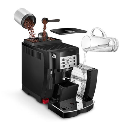 DeLonghi Magnifica S Fully Automatic Coffee Machine ECAM22.110.B Twin Shot Dishwasher Safe ECAM22.110B Mesin Kopi Automatik