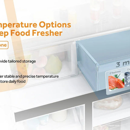 Haier 522L 4-Door Twin Inverter Refrigerator / Fridge / HCS Moist Zone / H-Deo Fresh - HRF-IG585EM(GB)