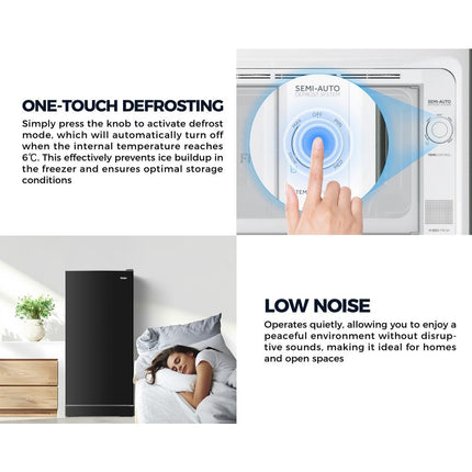 [NUR] HAIER 236L 1-DOOR REFRIGERATOR / FRIDGE / FAST COOLING / CHILLER ROOM - HR-236H