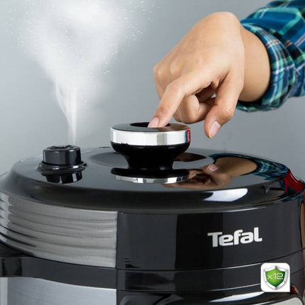 Tefal CY601D65 Pressure Cooker Home Chef Smart 6.0L Fast Cook 1000W CY601D