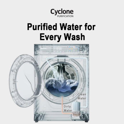 PANASONIC NA-26CVX1A 13 KG PURIFIED WATER & HYGIENE CARE FRONT LOAD WASHING MACHINE NA-26CVX1AMY